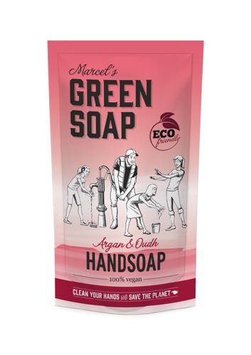 M.Green soap Savon mains refill argan & oudh 500ml